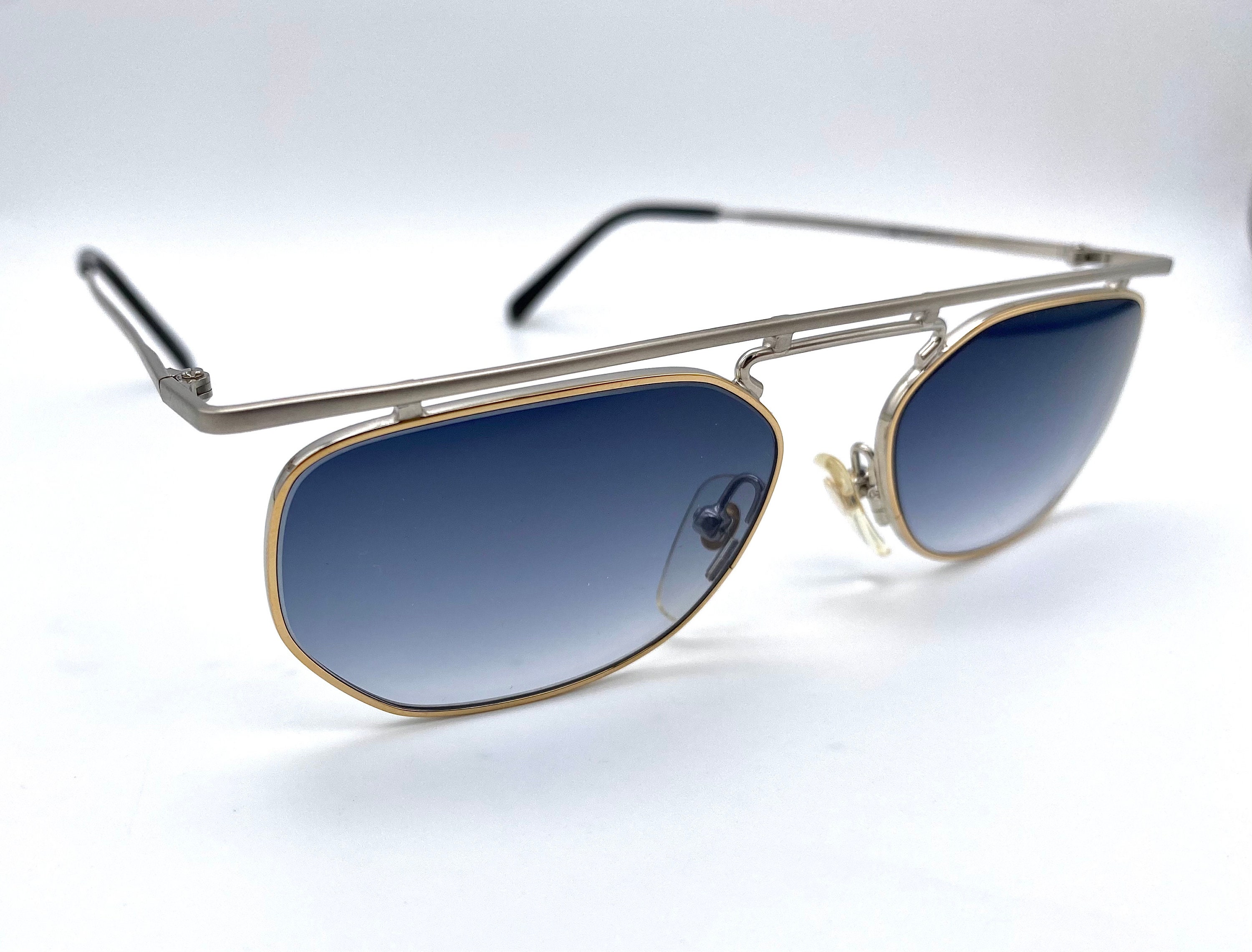 Accessoires Zonnebrillen & Eyewear Zonnebrillen ESSENCE mod DIACO 658 vintage steampunk zonnebrillen gemaakt in Japan 90'S NOS 