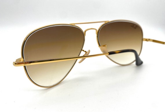 RAY BAN mod. RB 6489 aviator 58 mm vintage Gold S… - image 6