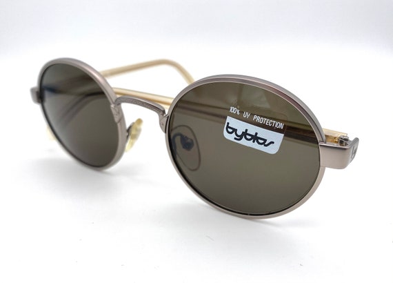 BYBLOS Mod. B 567 Vintage Round Sunglasses Made in Italy | Etsy