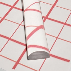 1 Piece 3/4” Diameter x 12&quot;, 18&quot; or 24&quot; Long Half Round CLEAR Acrylic Plexiglass Lucite Rod