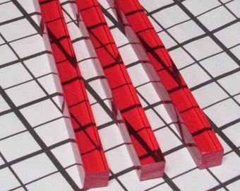 12 Pcs Acrylic Rods Combo - 3/16" & 1/4" Diameter X 12" Long Clear Plexiglass
