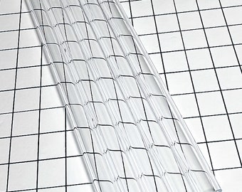 5 Pieces 5/8” OD x 3/8" ID x 12" Long Clear Acrylic Plexiglass Lucite Tube 5/8" Diameter