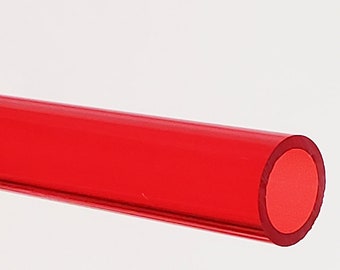 1011RK #TN2R GPY 1 Pcs 3/4 Diameter by 12 Long Translucent Red Extruded Acrylic Rod 1011RK #TN2R GPY 1 Pcs 3/4 Diameter by 12 Long Translucent Red Extruded Acrylic Rod