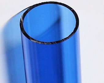 1 Pc 1 Diameter x 36 Long Clear Green Translucent Acrylic Plexiglass Lucite Tube 1 OD x 3//4 ID x 36