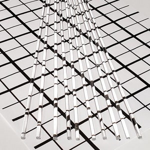 10 Lengths 1/4” Diameter x 12&quot;, 18&quot; or 24&quot; Long CLEAR Acrylic Plexiglass Lucite Rods .25 Inch