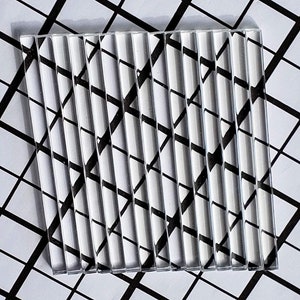 10 Pcs 1/2" X 1/2" X 4" Long Clear Acrylic Square Rods | Plexiglass Lucite