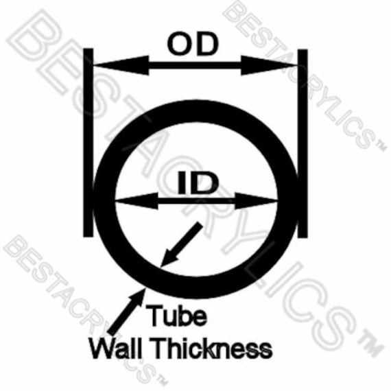 Acrylic Rod - CLEAR - Extruded - Varying Thicknesses