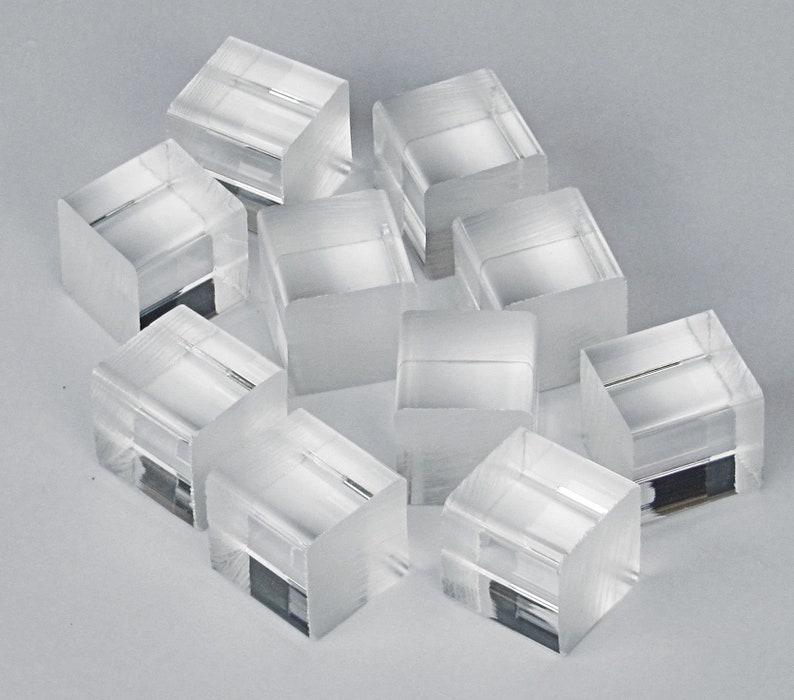 1 X 1 X 1 SQUARE Clear Acrylic Plexiglass Lucite - Etsy