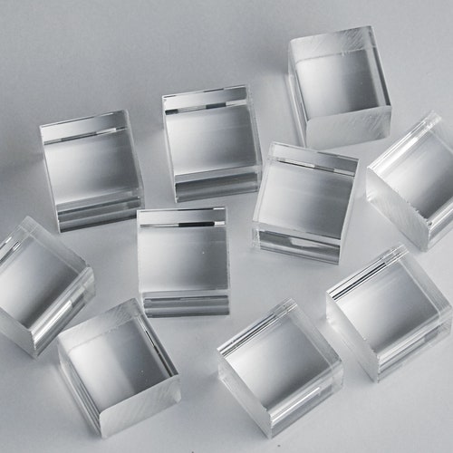 10 Pcs 1" X 1 X 1" Clear Square Acrylic Green Nigeria | Ubuy