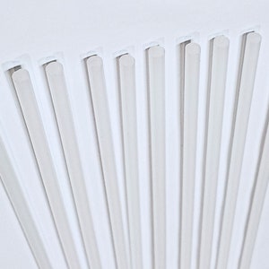 10 Lengths 1/8” Diameter x 12&quot;, 18&quot; or 24&quot; Long WHITE Opaque Acrylic Plexiglass Lucite Rods .125 Inch clear