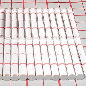 24 Pieces 3/8” Diameter Clear Round Acrylic Plexiglass Lucite Rods .375 Inch Dowels, Plastic Pegs - 3&quot;, 4&quot; or 5&quot;