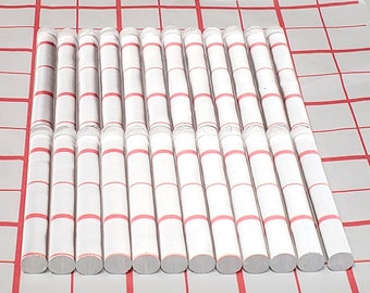 24 Pieces 3/8” Diameter Clear Round Acrylic Plexiglass Lucite Rods .375 Inch Dowels, Plastic Pegs - 3", 4" or 5"