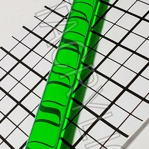 3/4” Diameter x 12&quot;, 18&quot;, 24&quot; or 36&quot; Long Clear GREEN Fluorescent Translucent Acrylic Plexiglass Lucite Rod, Bar