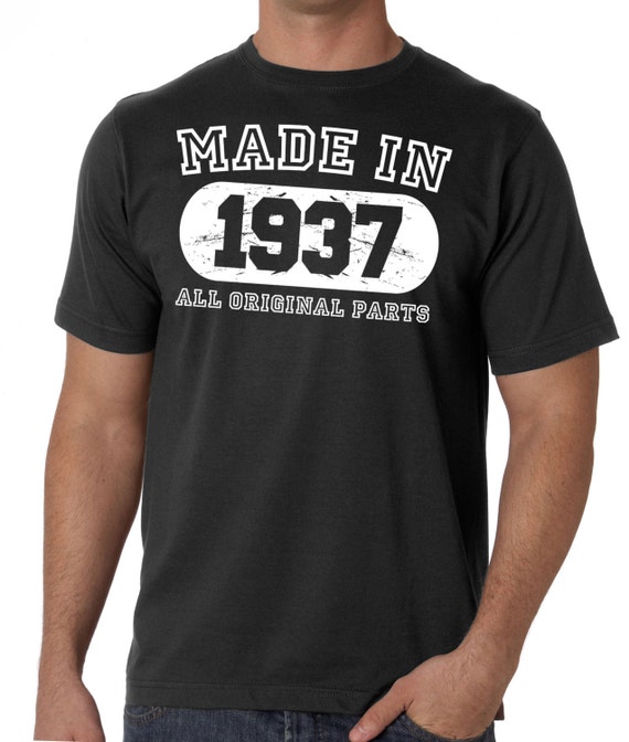 80e anniversaire Mens 1937 T-shirt cadeau Made In 1937 Mens toutes les pièces d’origine - comédie des hommes t-shirt 1c9f56 80e anniversaire Mens 1937 T-shirt cadeau Made In 1937 Mens toutes les pièces d’origine - comédie des hommes t-shirt 1c9f56