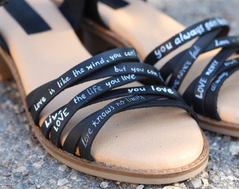 unique leather strap sandals, strap sandals, black sandals, comfortable sandals, heeled sandals, low heel sandals