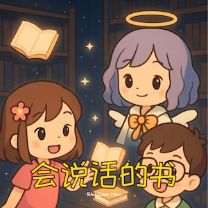 The Talking Book 会说话的书 | Chinese Kids eBook 中文儿童故事电子书 | Magical Tale About Reading, Curiosity & Imagination