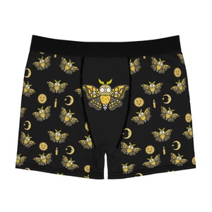 Ouija Moth Men&#39;s Boxer Briefs (AOP)
