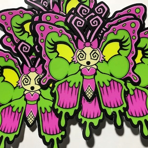Cupcakefly 4 inch vinyl  sticker decal. FREE SHIPPING.