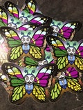 4 inch  Wizard of the hood butterfly.  vinyl sticker\/decal.  waterproof decal sticker. FREE SHIPPING. product logo