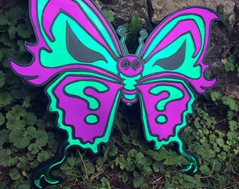 Riddlefly  Riddle box inspired butterfly wall mirror with Free shipping!