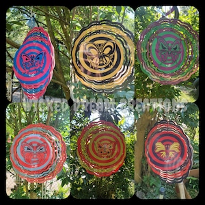 1º 6 giradores de vento em forma de borboleta com cartas coringa.