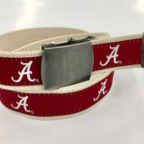 Alabama Military web belt . One size fits all.