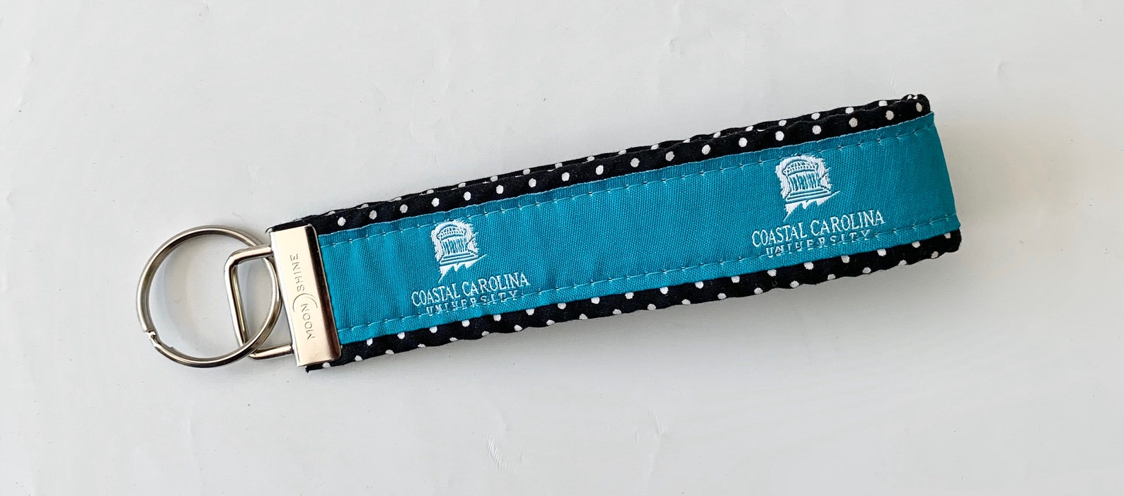 Web Key Chain Coastal Carolina University Polka Dot Wristlet Web Key Chain - Etsy