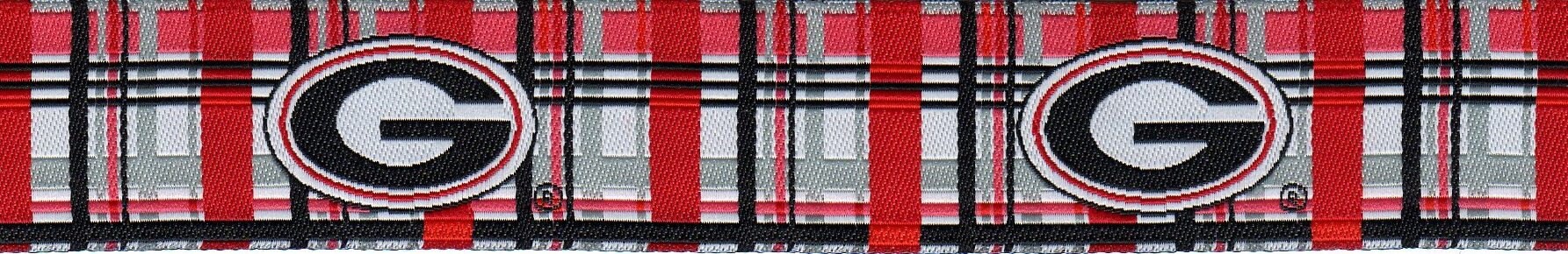 University of Georgia UGA Bulldogs Woven Ribbon Belt | Metal Buckle ...