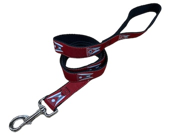 Ohio State Flag Dog Leash | Heavy Duty Nylon Pet Accessory (6' Long)