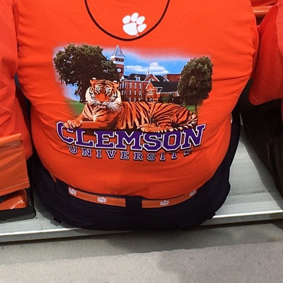 Clemson Tigers Ribbon Belt With Webbing 