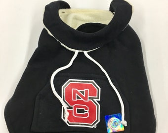 NC State Dog Hoodie Coat | Wolfpack Pet Apparel, Game Day Warmth (Made in USA)