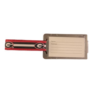 University of Georgia Bulldogs UGA Luggage Bag Tag