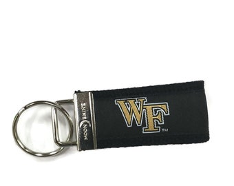 Wake Forest University licensed web key chain