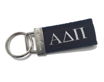 Greek Letter Alpha Omicron Pi Sorority Web Key Chain Fob. | Etsy