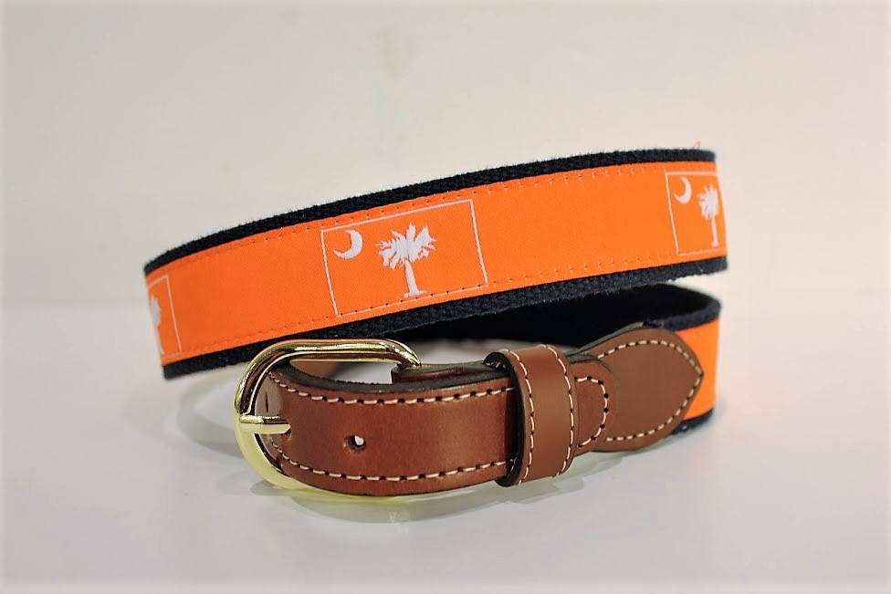 Palmetto Pouches Pink & Black Adjustable‎ Belt State Symbol Design M 40 inches Palmetto Pouches Belt Womens Medium South Carolina Palmetto  main image 3