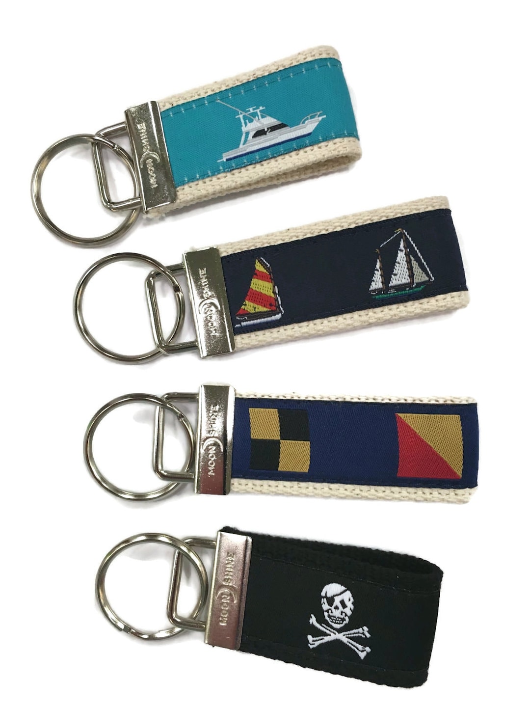 Web Key Chain Outdoor Coastal Lifestyle Keychain | Nautical Key Fob | Fishing & Beach ...