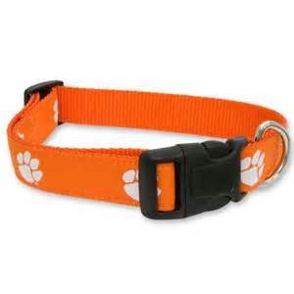 Clemson University Tigers Dog Collar. Officially Licensed Clemson pet collar.