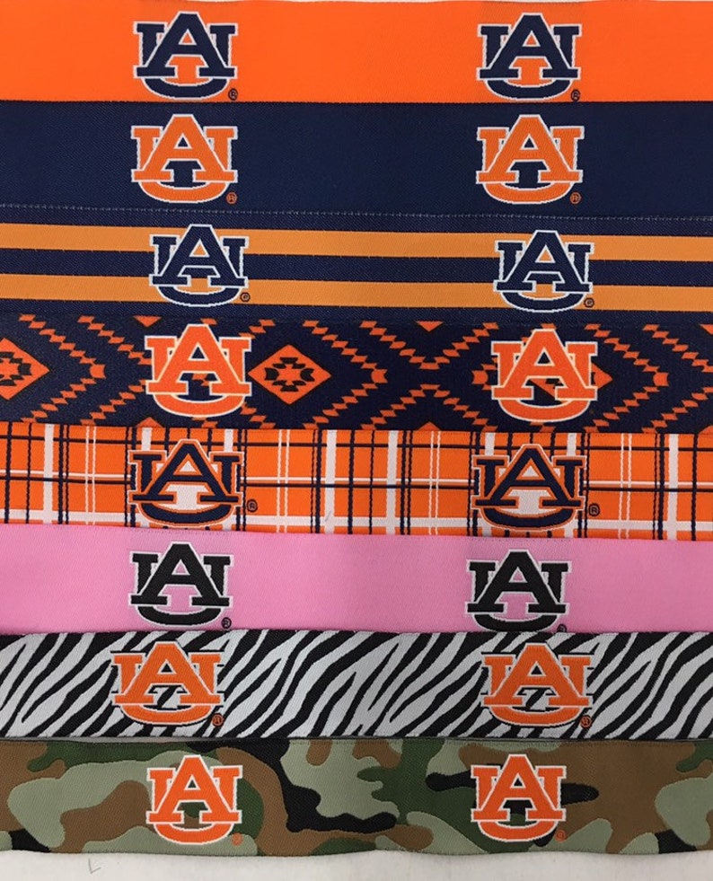 Auburn nylon Dog Collar Etsy