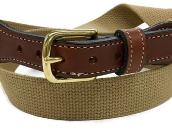 Not Elastic Belt. Men's all cotton Web Leather Belt. You can embroidery on it .
