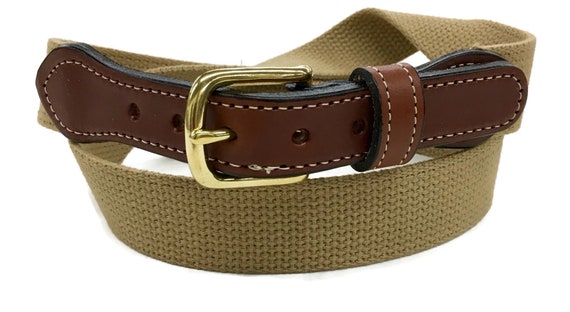 Not Elastic Belt. Men s All Cotton Web Leather Belt. You Can Embroidery on It Etsy Canada