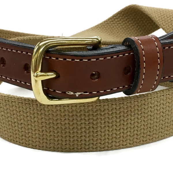 Not Elastic Belt. Men's all Cotton Web Leather Belt. You can embroidery on it .