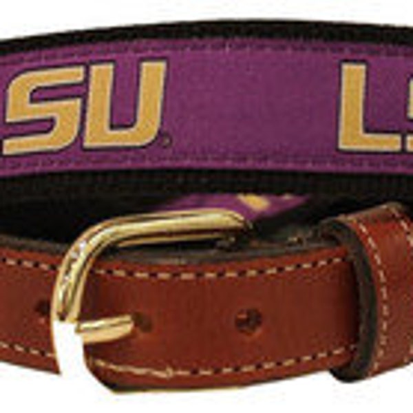 Lsu Mens Belts Etsy