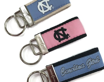 University of North Carolina UNC licensed web key chain