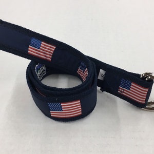 USA Flag American Flag D Ring Belt