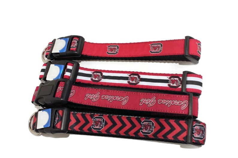 University of South Carolina USC Gamecocks Dog Collar Etsy