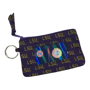 Louisiana State University LSU Tigers school ID holder