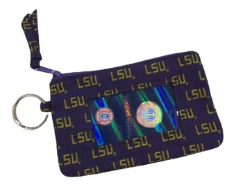 Louisiana State University LSU Tigers school ID holder