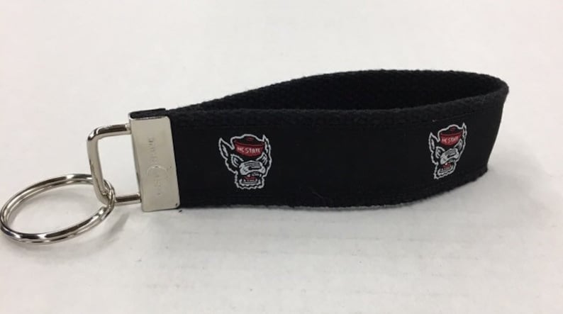 Web Key Chain University of NC State Wrislet Licensed Web Key Chain Long Loop - Etsy
