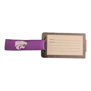 Kansas State University  Luggage Bag Tag