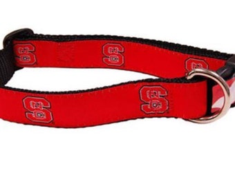 Officially Licensed NC State Dog Collar | Wolfpack Pet Collar | Made in USA